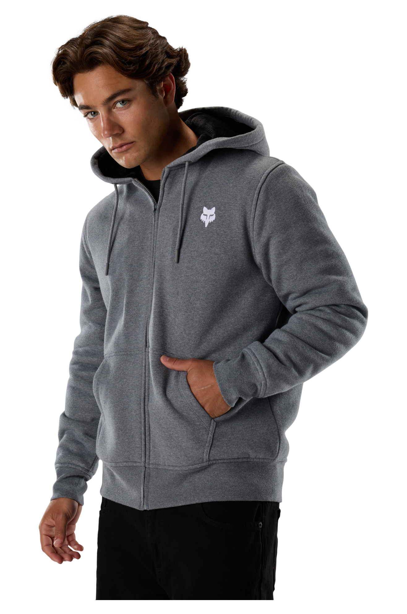 Hoodie met Rits FOX Head Sasquatch