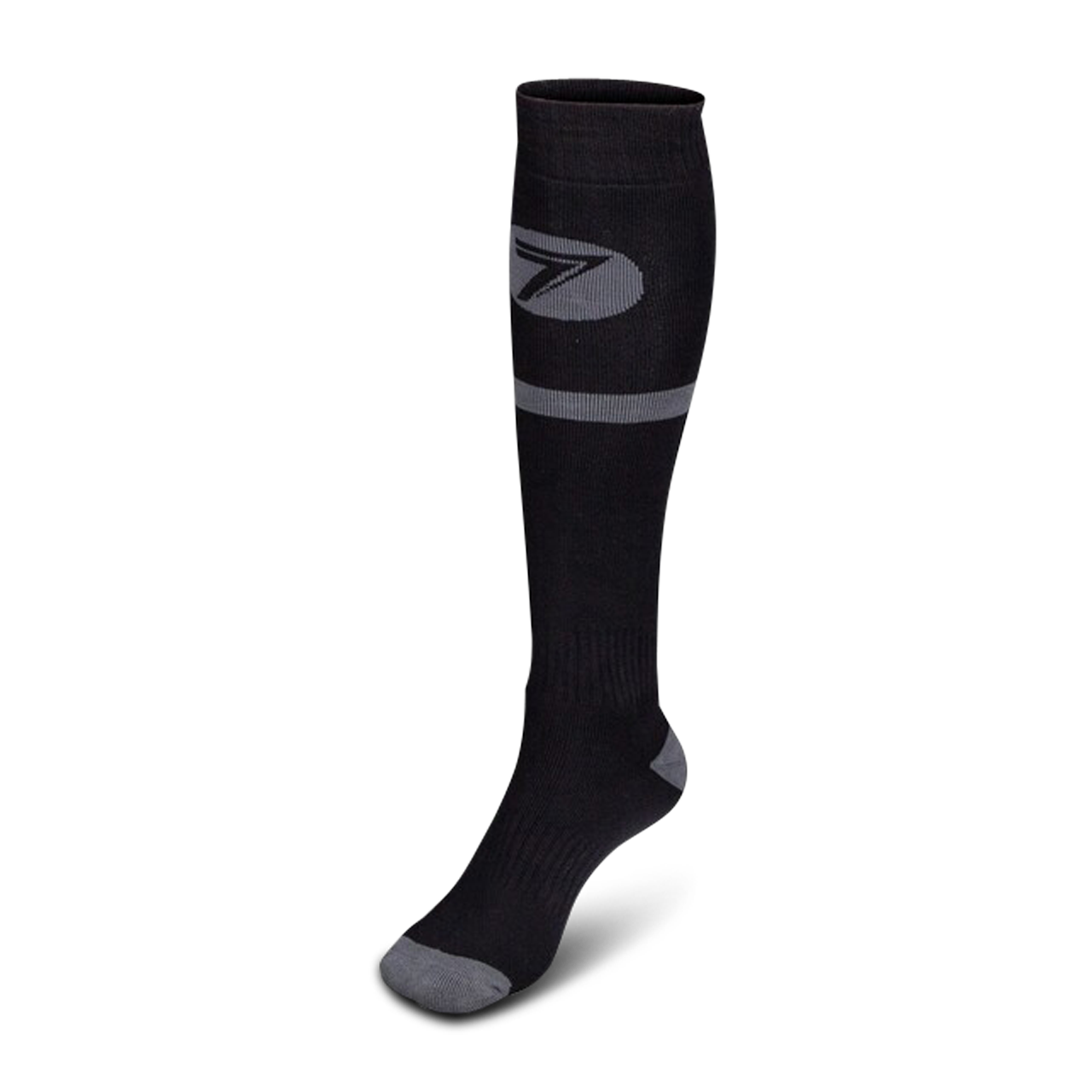 Calcetines de Cross Seven Rival Dot Carbón-Negro