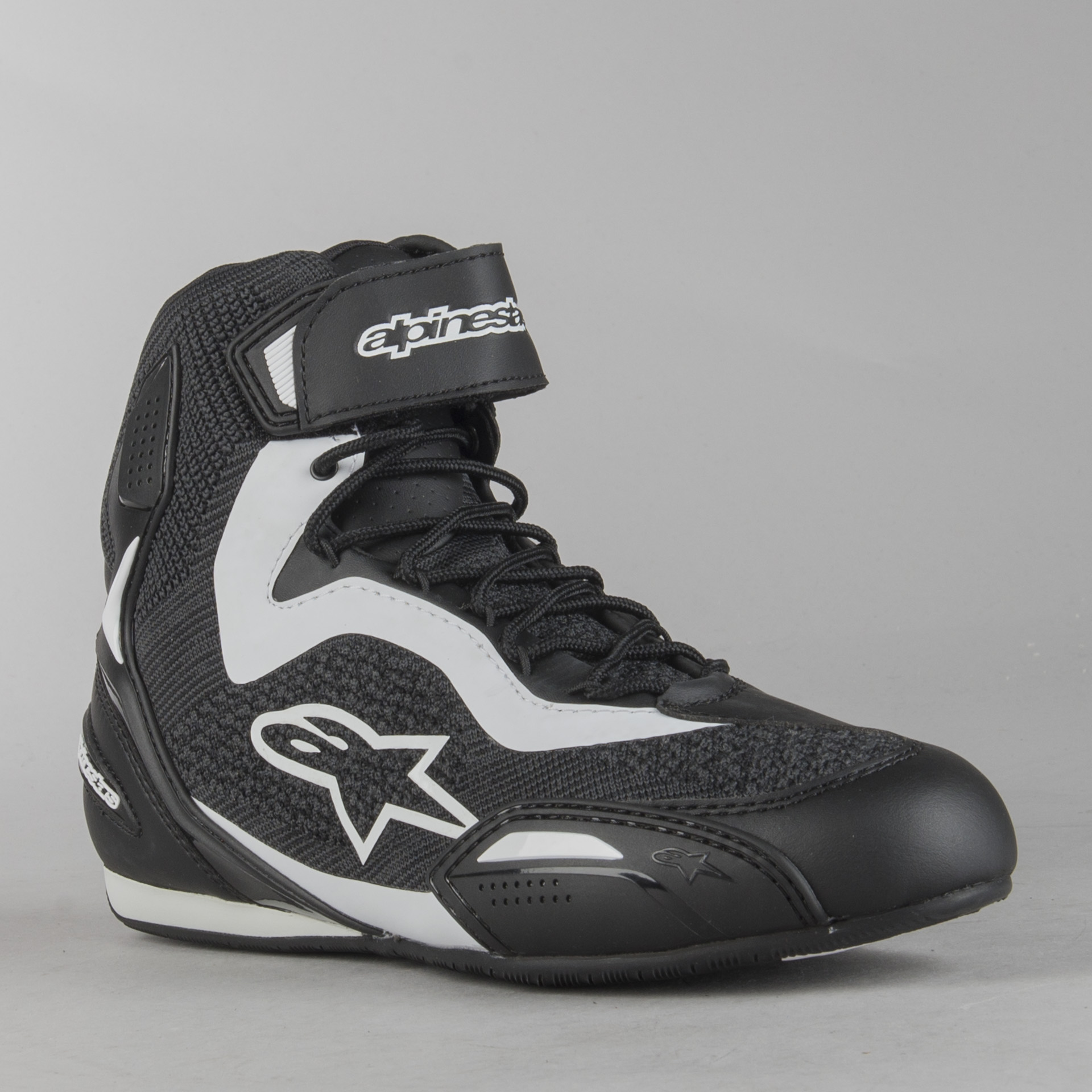 Nero 41 Alpinestars Stivali da moto Faster-3 Shoes Black