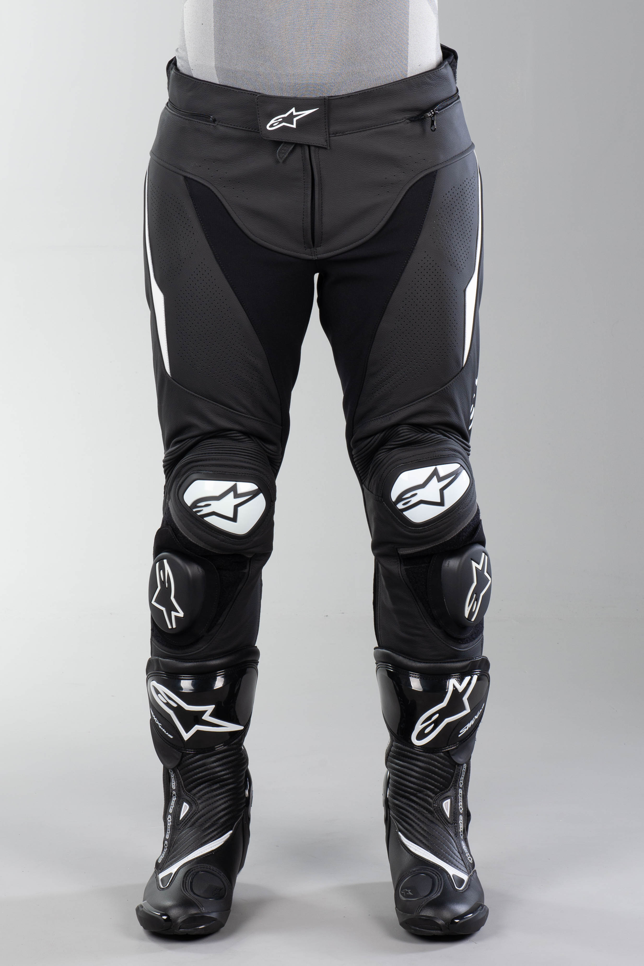track pants with inner net