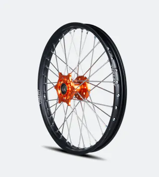 Twenty MX Front Wheel Black-Orange 21"