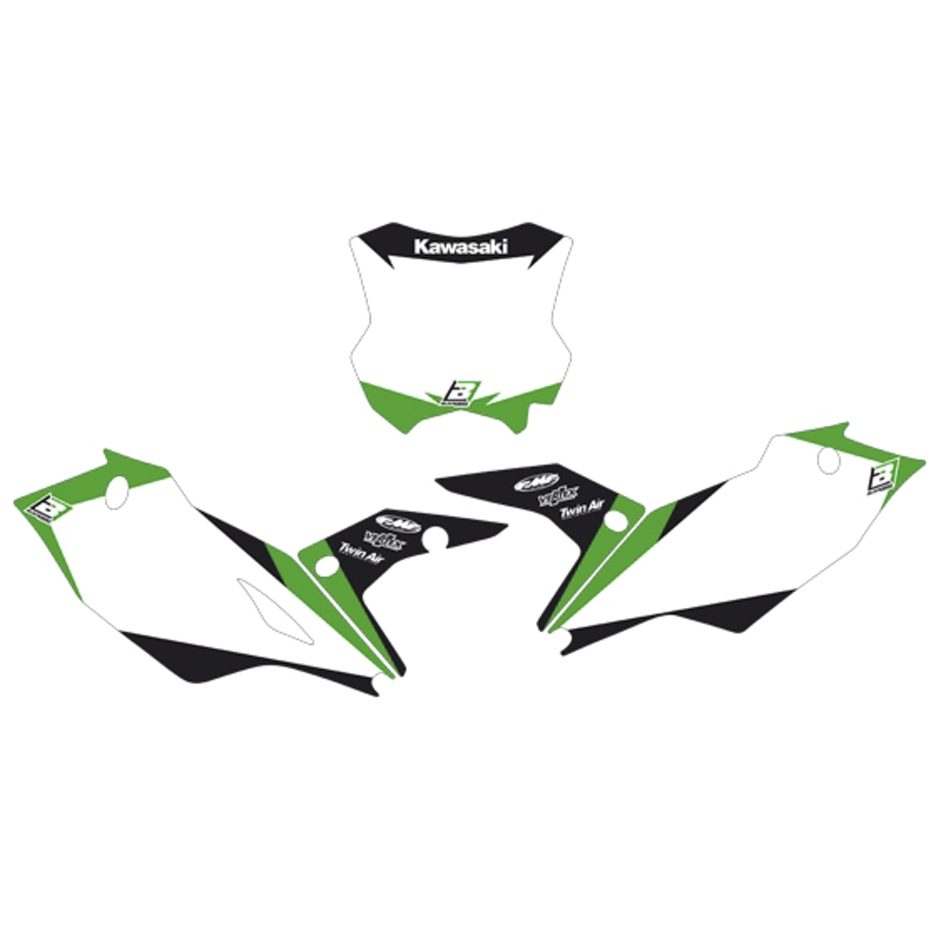 Blackbird Factory Number Plate Decals