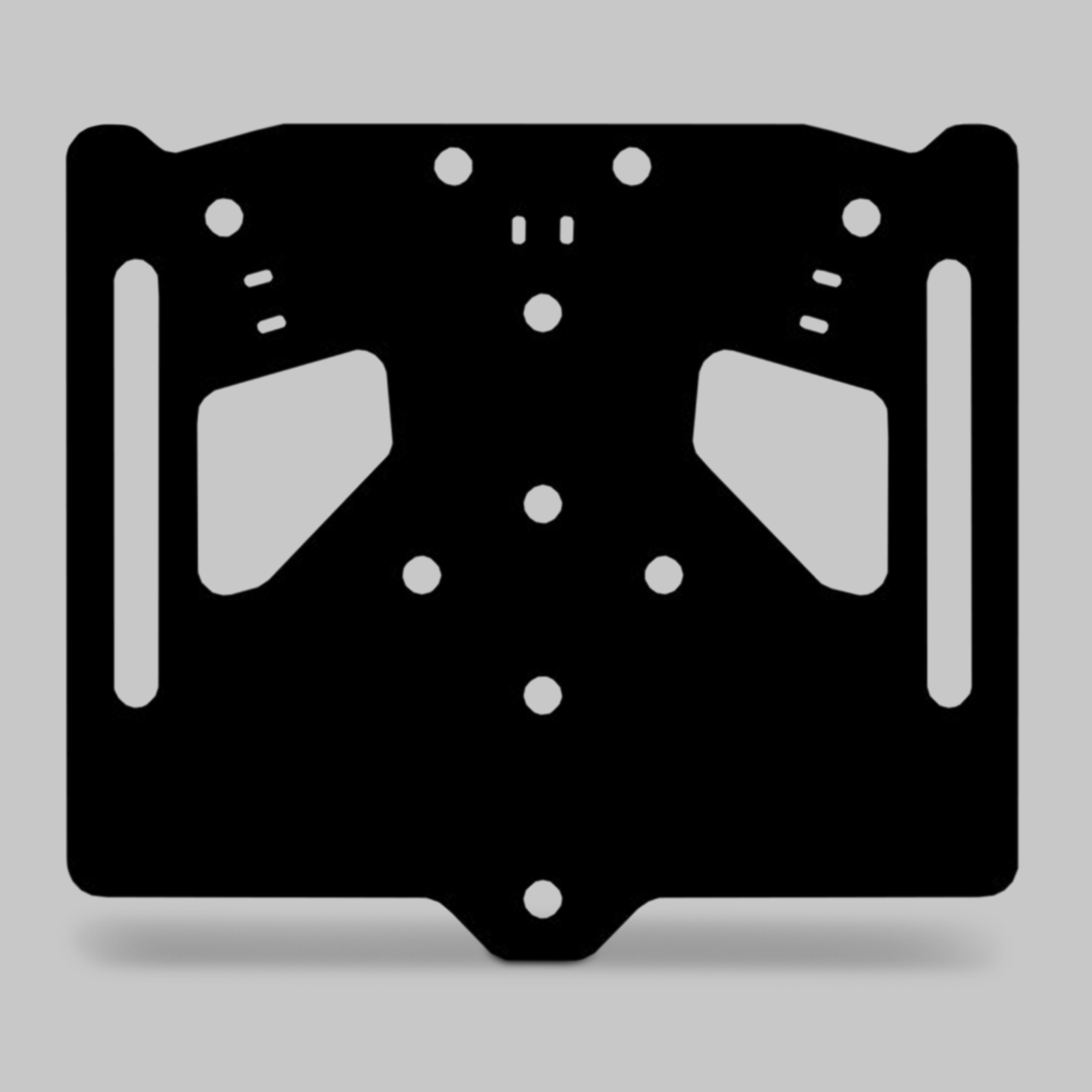 Valter Moto King License Plate Support Black