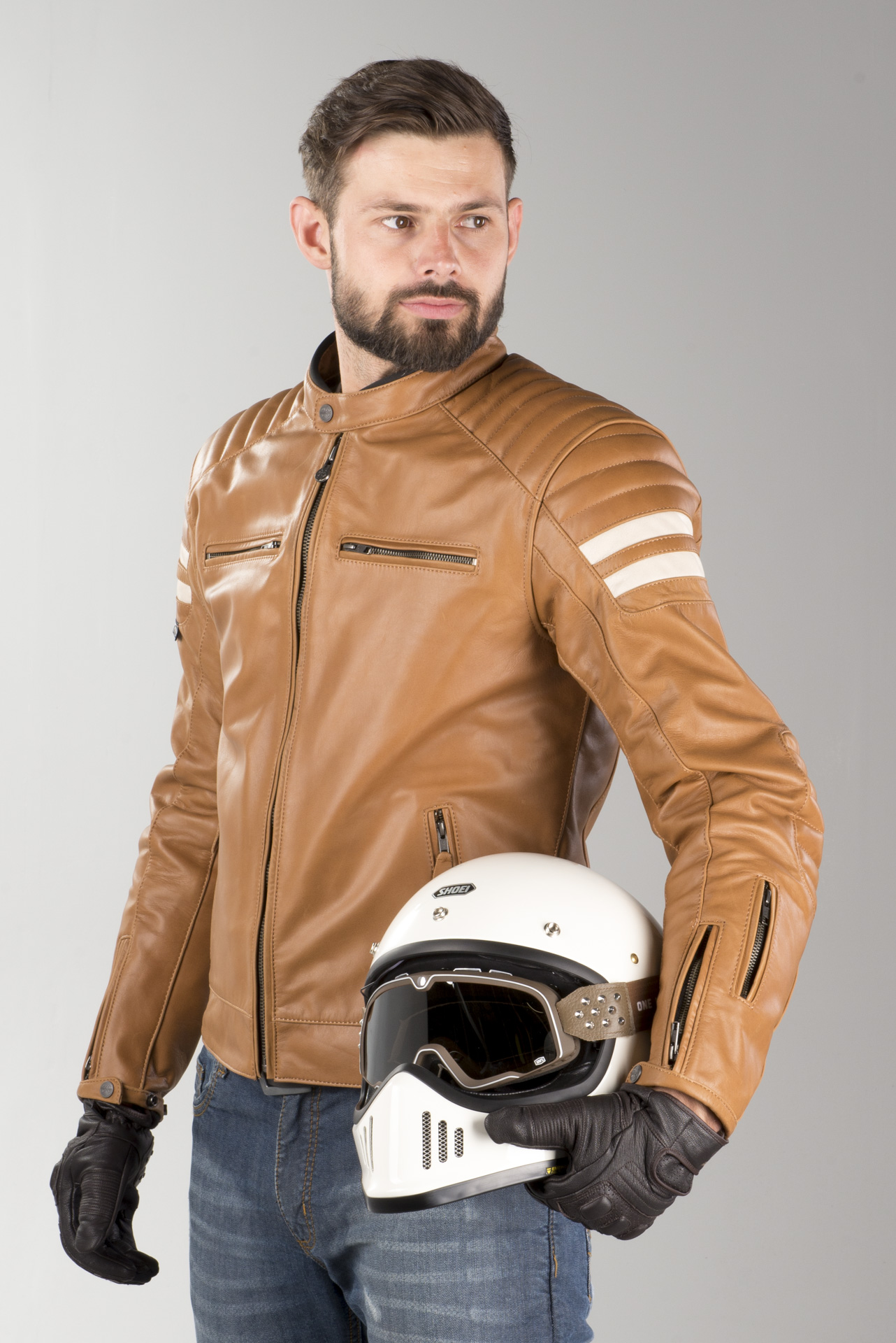 MC Jakke Segura Stripe Brun Beige Nå 6% Du sparer xlmoto.no MC Jakke Segura Stripe Brun Beige Nå 6% Du sparer xlmoto.no
