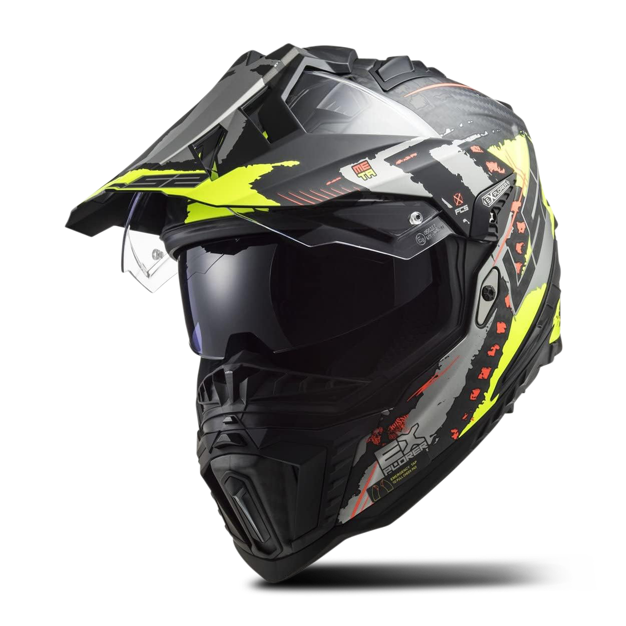 Adventurehjelm LS2 MX701 Explorer C Extend