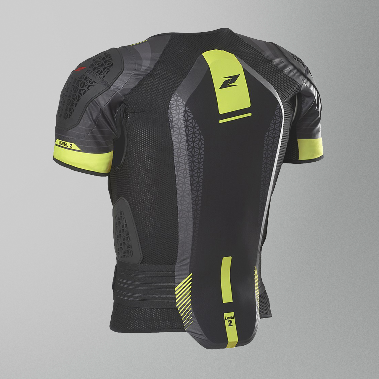 Camiseta de Protección Zandonà Netcube Pro x8 Negro-Amarillo Fluo