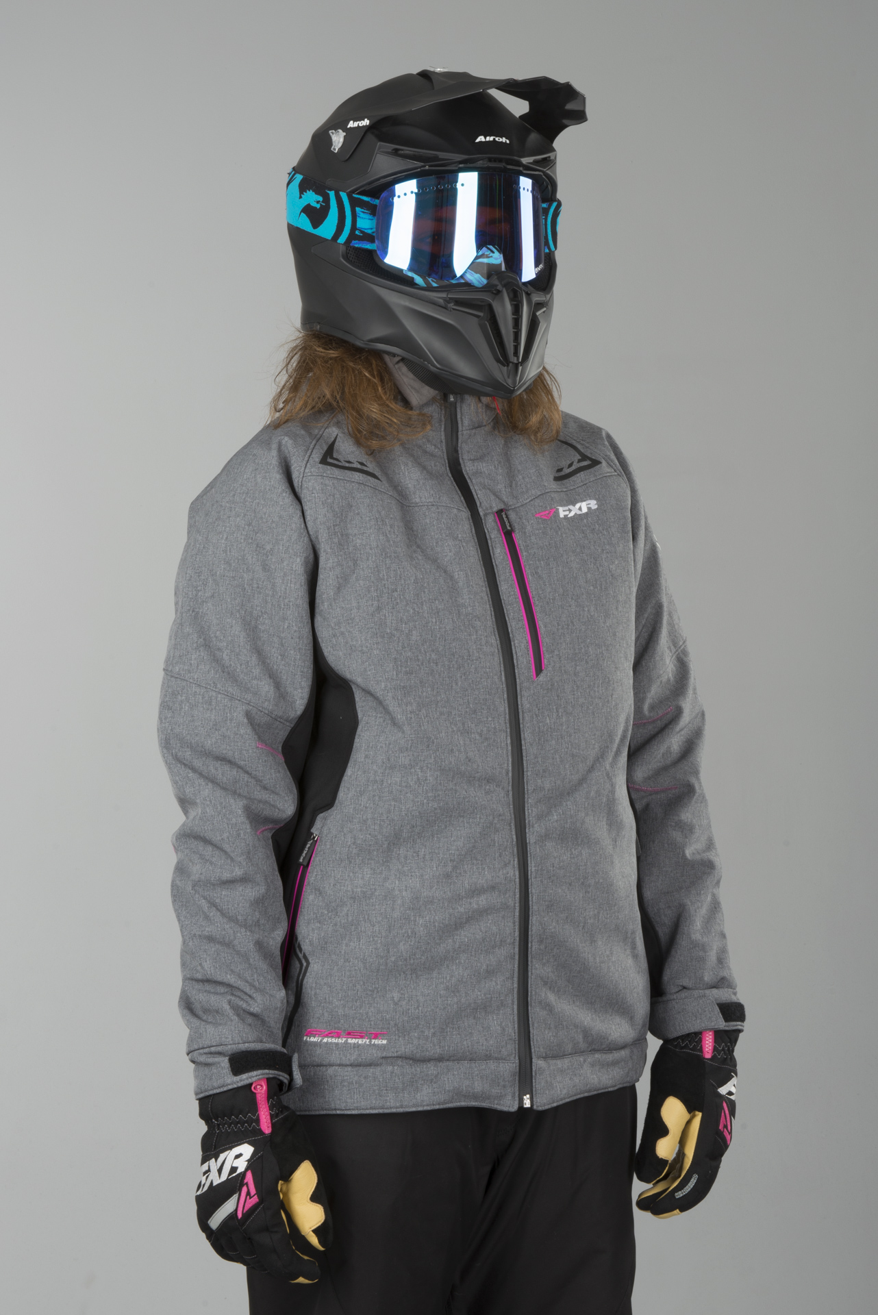 Jakke FXR Vertical Pro Softshell Dam Grå Fuchsia Nå 8% Du Jakke FXR Vertical Pro Softshell Dam Grå Fuchsia Nå 8% Du