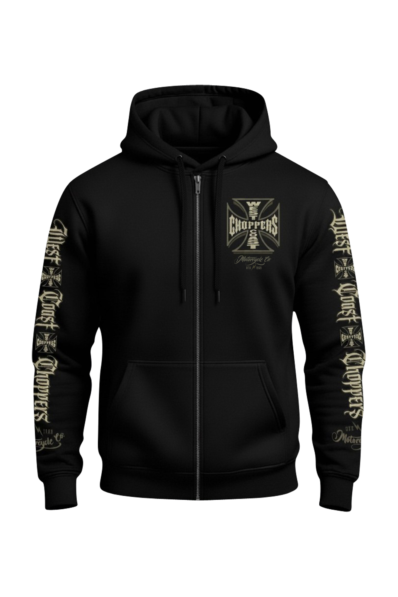 Sudadera Con Cremallera West Coast Choppers Gangscript