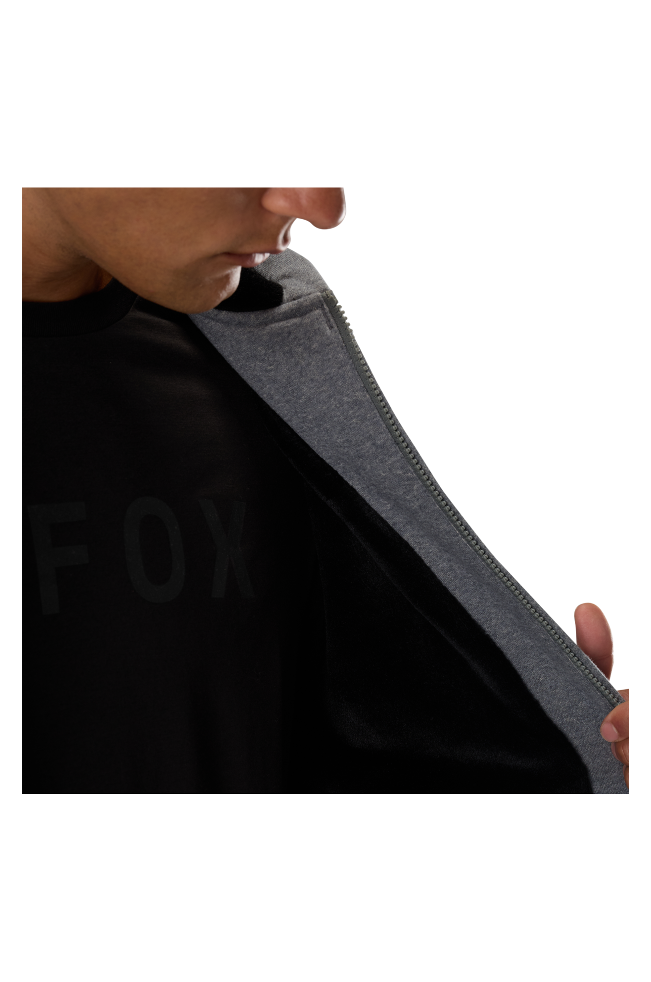 Hoodie met Rits FOX Head Sasquatch