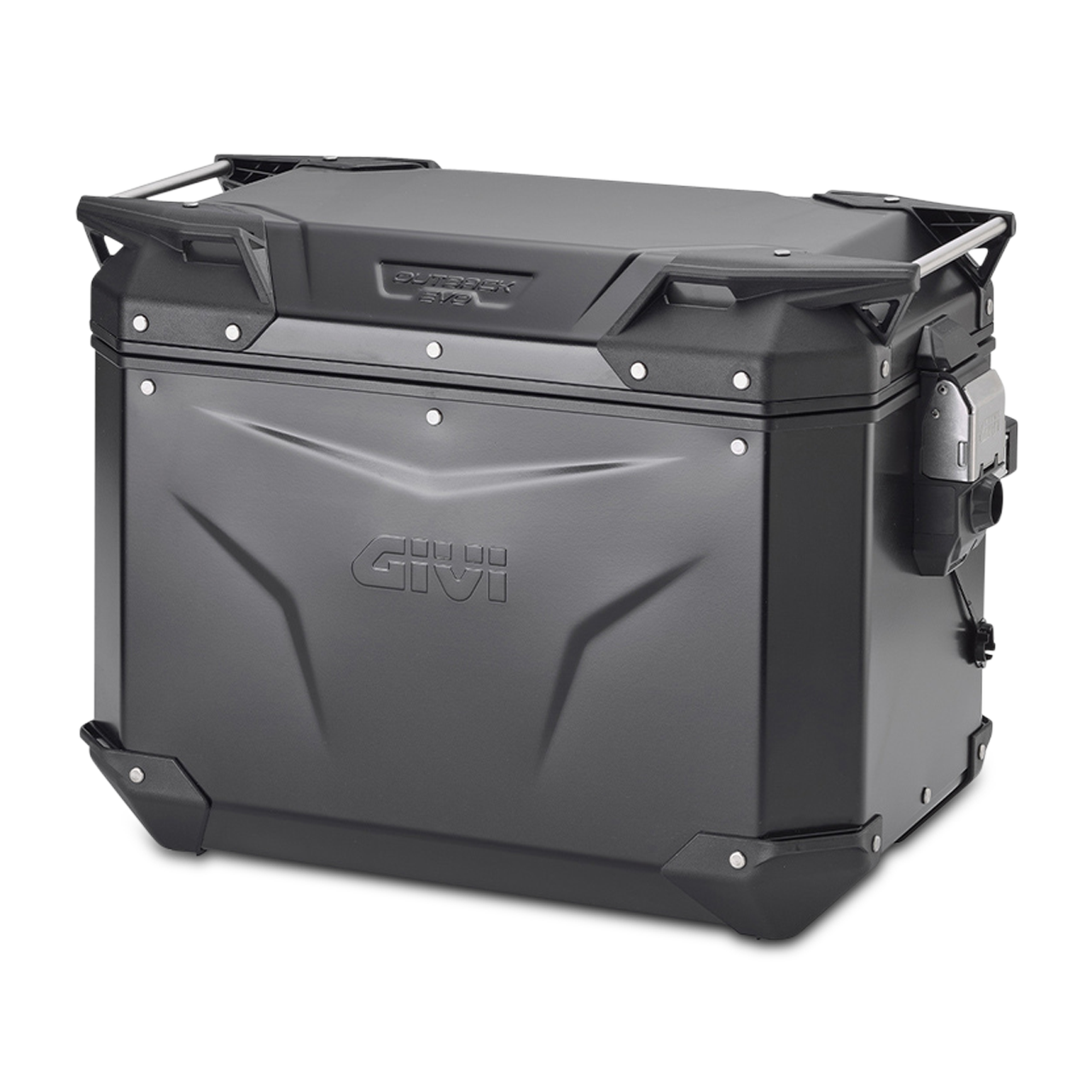 Zijkoffer Givi Trekker Outback EVO Zwart Aluminium
