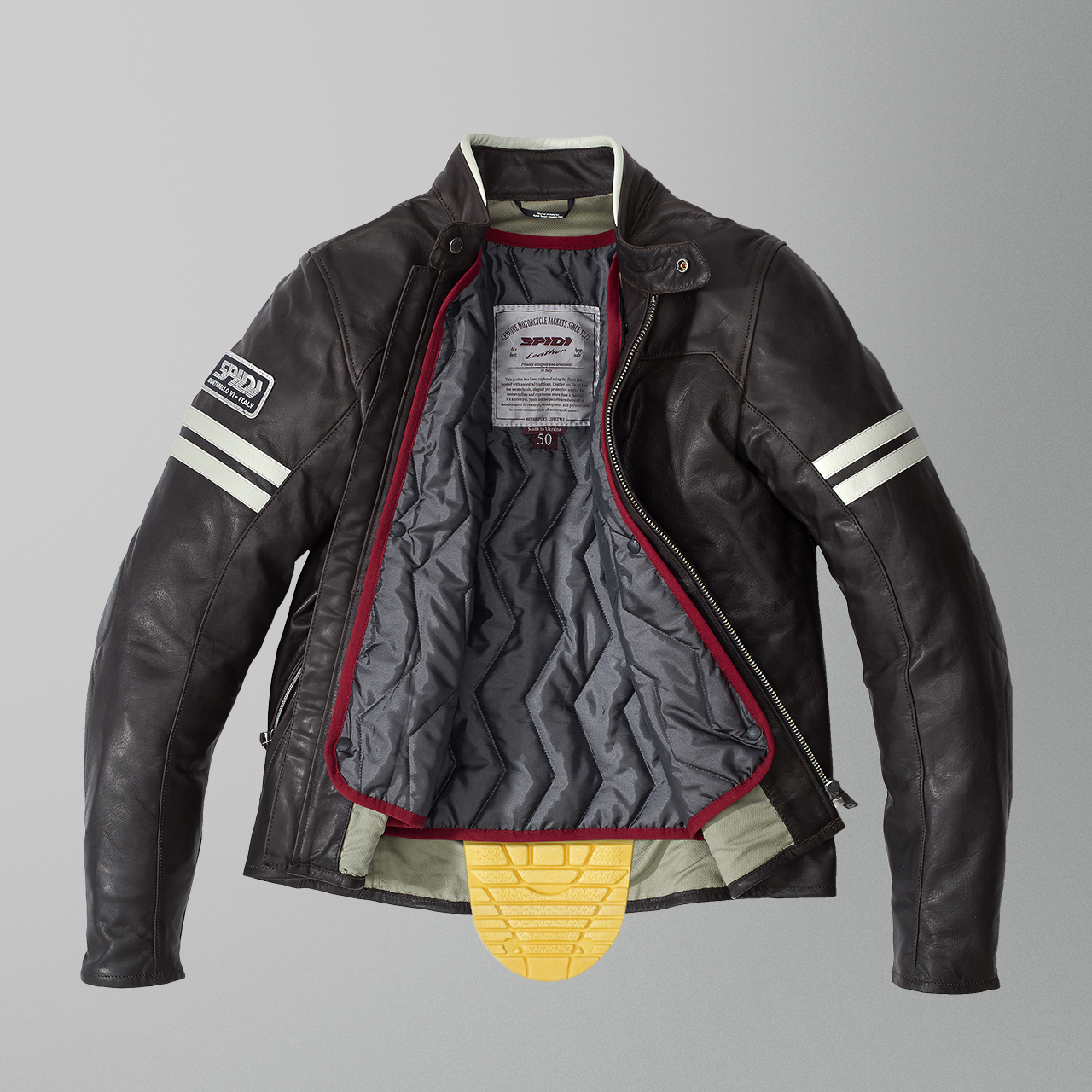 SPIDI Vintage Motorcycle Jacket Ice