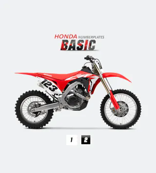Autocolantes para Porta-números: Basic