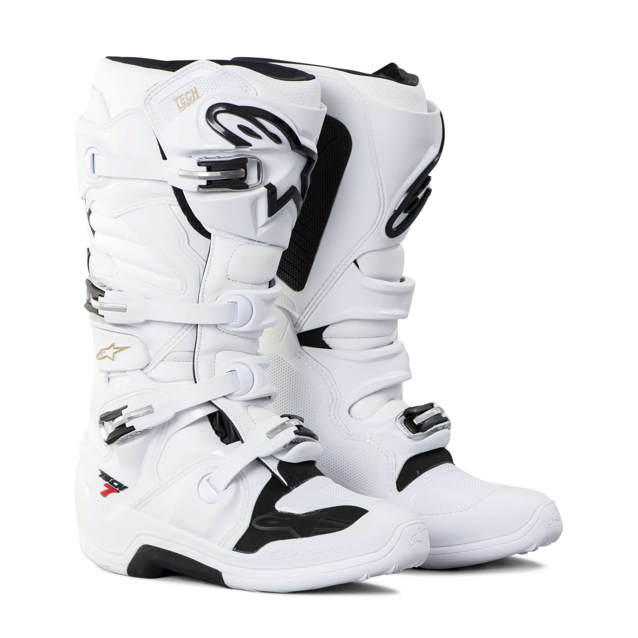 white motorcycle boots