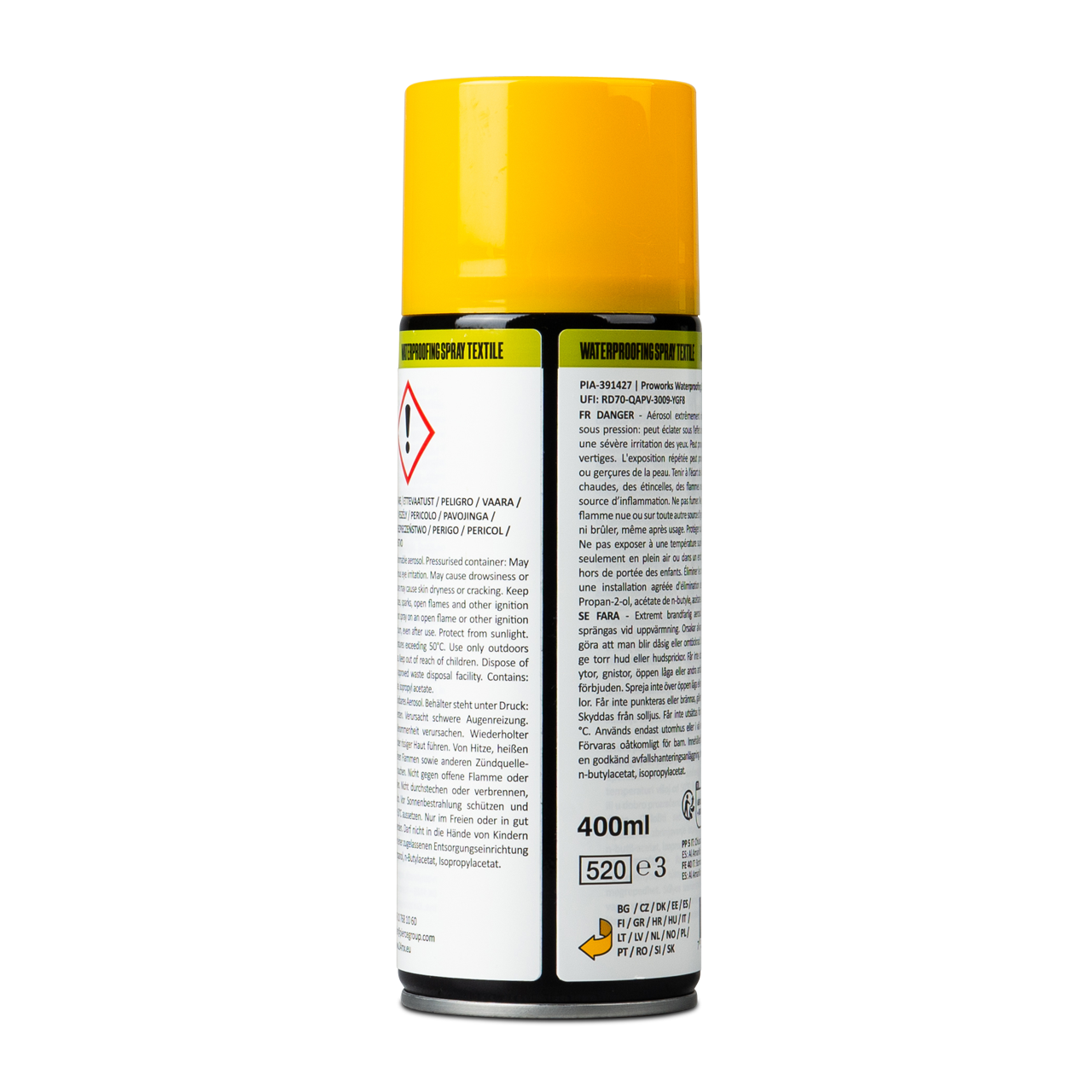 Textiel Waterdichtspray Proworks 400 ml Universeel
