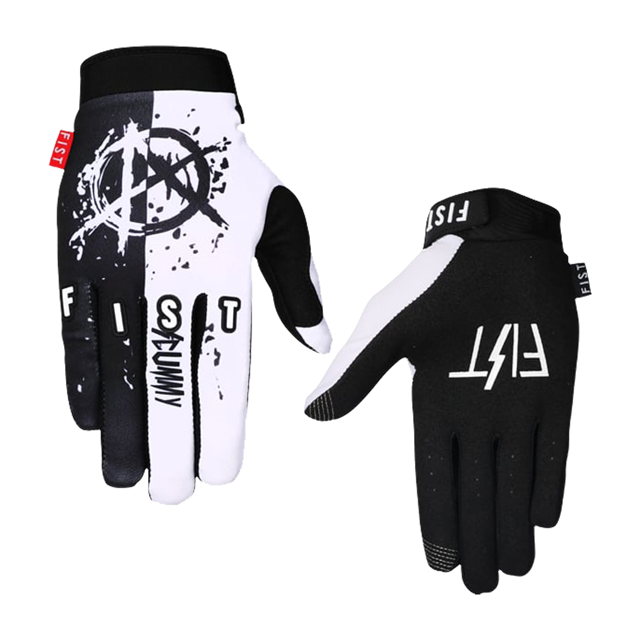 Fist Strapped MX Gloves Dalmation