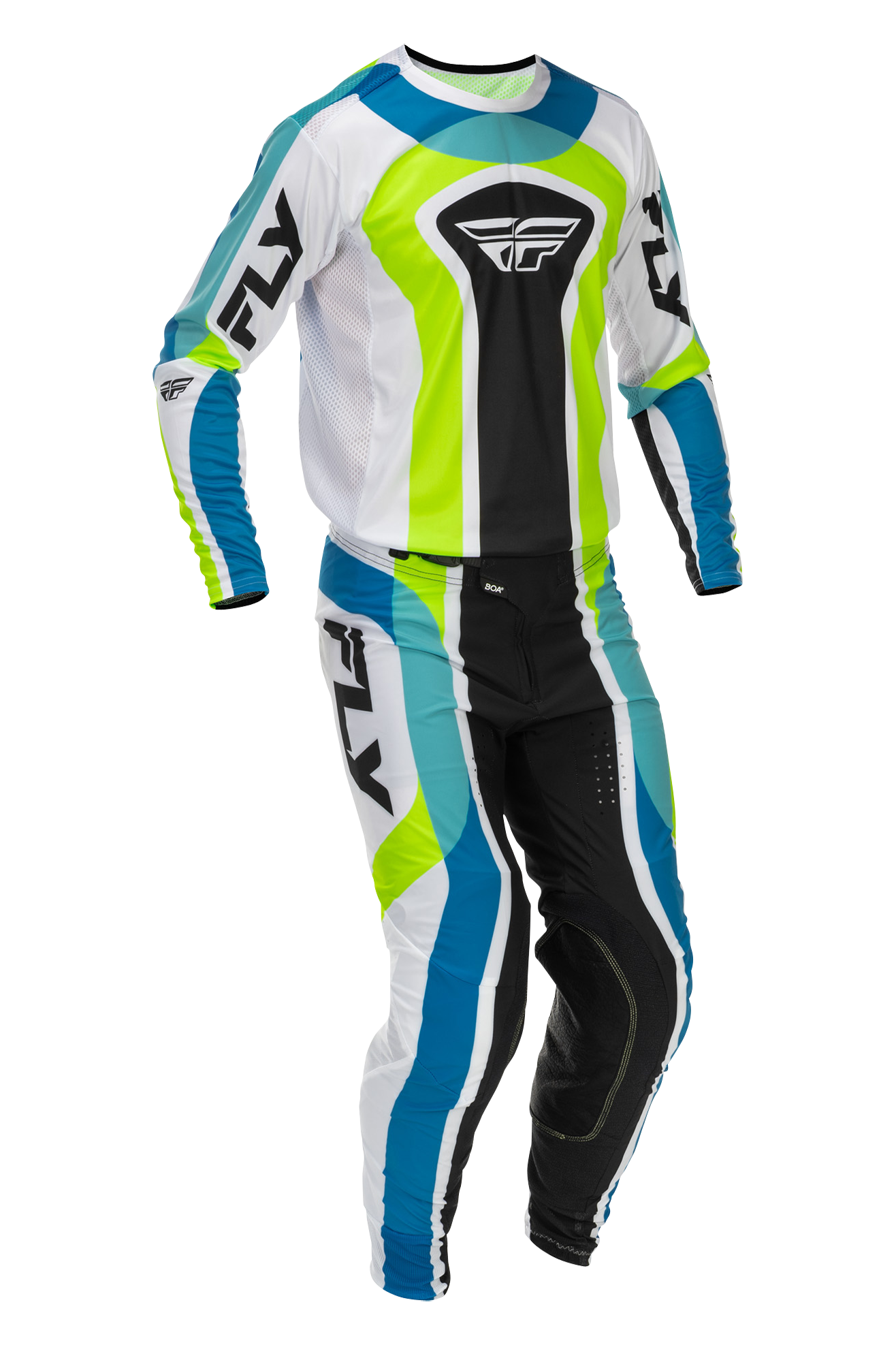 Hlače MX FLY Racing Lite Current Limited Edition V26