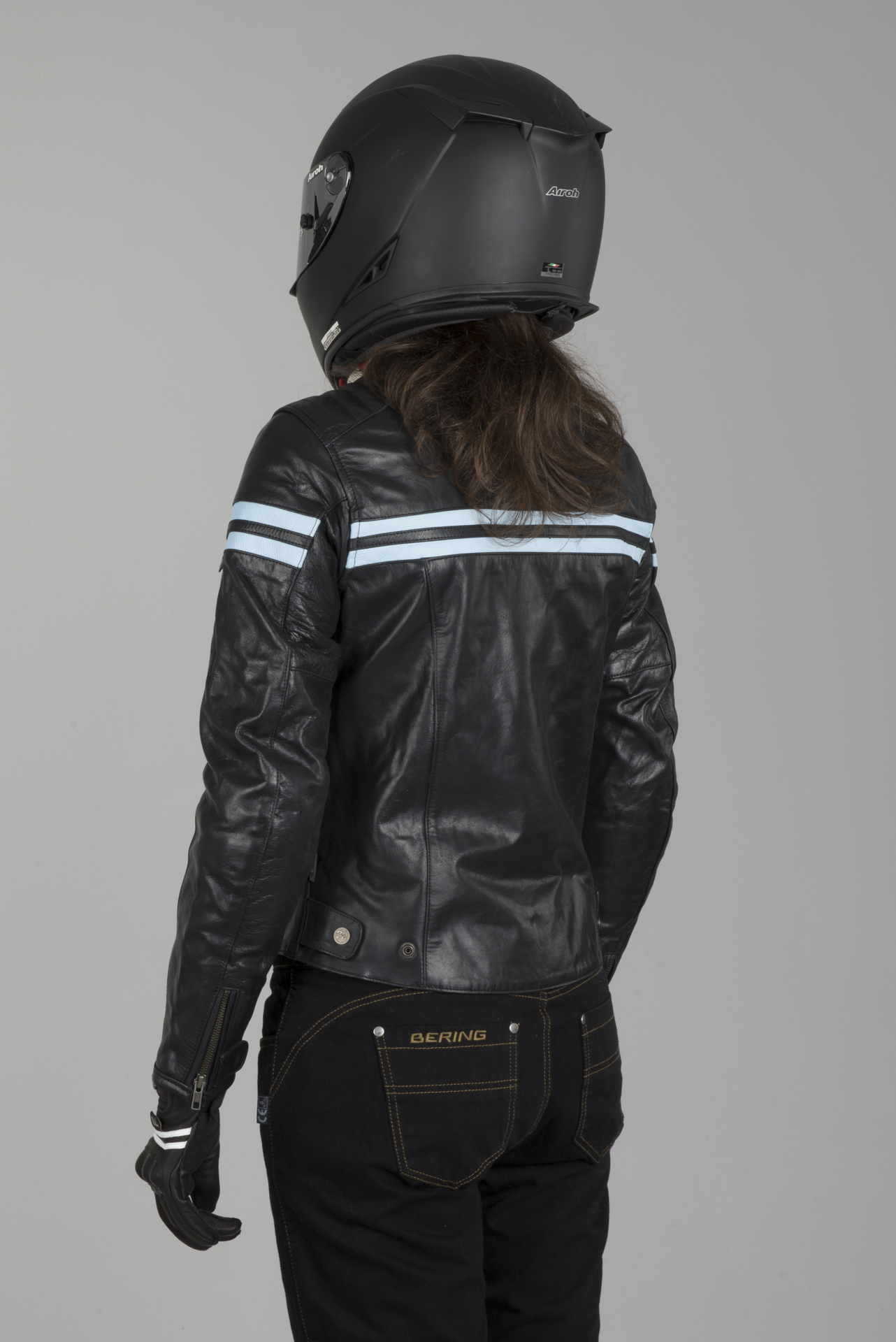 Buffalo Retro Waterproof Motorcycle Jacket Black XLarge 