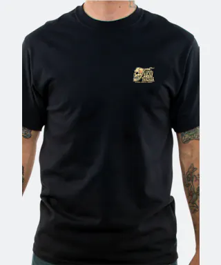 T-shirt Lucky 13 The Pipe Skull